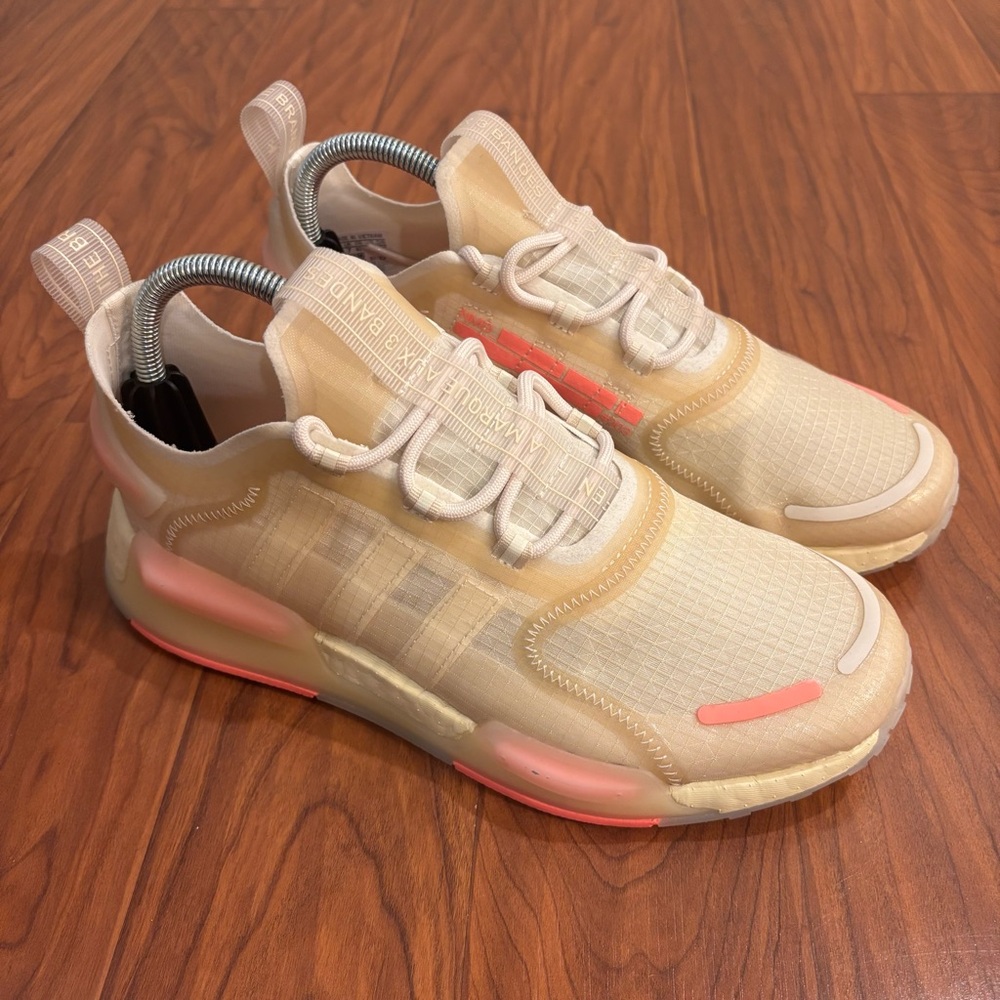 Adidas NMD 3 Athletic Sneakers Womens 8.5 Beige Pink - Picture 9 of 9
